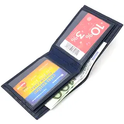 Чоловічий шкіряний гаманець Canpellini 11,5х9,8х1 см acs0025034 - мініатюра 4