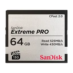 Карта пам'яті SanDisk 64GB CFast 2.0 Extreme Pro (SDCFSP-256G-G46D)