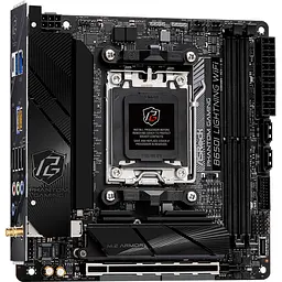 ASRock B650I LIGHTNING WIFI(AM5/B650, 2*DDR5, 1xPCIex16, HDMI/DP, 2xSATAІІІ,2xM.2, 2.5GLan, mITX) - мініатюра 6