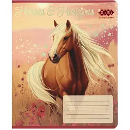 Упаковка зошитів ZiBi Kids Line Horses 24 аркуші в клітинку 20 шт. (ZB25.1770K) - мініатюра 2