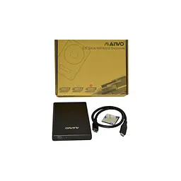 Кишеня зовнішня Maiwo 2.5" SATA HDD/SSD to USB3.1 GEN2 Type-C (45768) - мініатюра 7