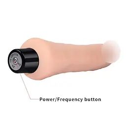 Реалістичний вібратор Real Softee Vibrator Flesh 9 Love Toy 66-LV0915 23793 - мініатюра 2