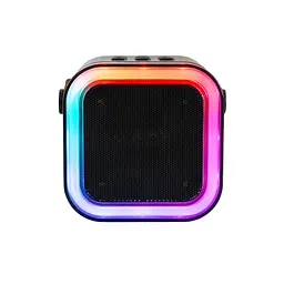 Портативна колонка з мікрофоном блютуз караоке колонка музична чорна Colorful Karaoke K12 Black - мініатюра 10
