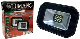 Світлодіодний прожектор SMD LU-TURBO-10-BLACK 6500K IP65(60/ящ)(чорна плата)TM LUMANO
