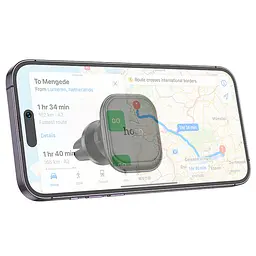 Автотримач Hoco H29 Brilliant magnetic (air outlet) Black - мініатюра 3