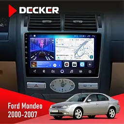 Штатна магнітола Ford Mondeo 2000-2007 Climate Decker D9-006 4x64, 4G Decker (НФ-00003562)
