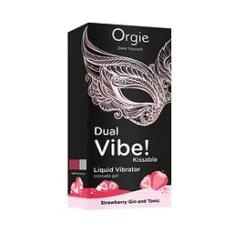 Рідкий вібратор Orgie Dual Vibe Strawberry Gin Tonic - мініатюра 4