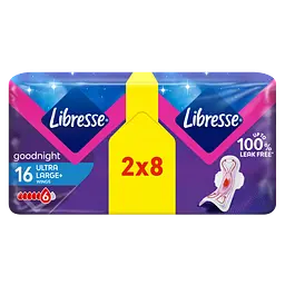 Прокладки гігієнічні Libresse Ultra Goodnight Large 16 шт. - мініатюра 2