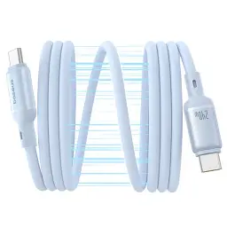 Кабель Baseus PicoGo Magnetic Liquid Silicone Cable Type-C to Type-C 240W 1m P10376800311-00 Blue - мініатюра 2