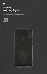 Чехол ArmorStandart ICON для Samsung A11 (A115)/M11 (M115) Camera cover Black (ARM67489) - мініатюра 4