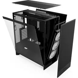 Корпус NZXT H7 Flow Black, без БЖ, для E-ATX, ATX, micro ATX, mini ITX, 2 x 3.5″ відсіків, 4 x 2.5″ відсіків, 2хUSB 3.0/1хType-C, 7 слотів розширення (CM-H72FB-01) - мініатюра 2