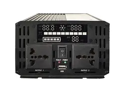 Інвертор GXQC SFX-1500W / 4200W DC 24 V — AC 220 V з функцією заряджання акумулятора - мініатюра 3