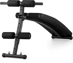 Похила лава для тренувань преса Gymtek XL200 з еспандерами для дому - мініатюра 4