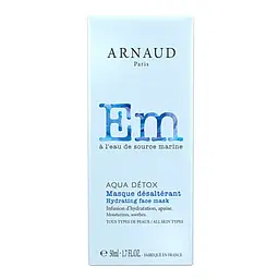 Зволожуюча маска для обличчя Arnaud Paris Aqua Detox 50 мл - мініатюра 2