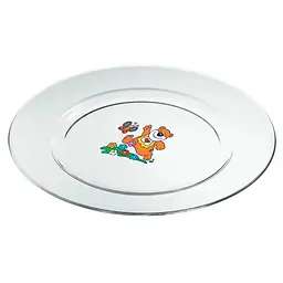 Тарілка столова Guzzini Bimbi, 19х1,5 см, прозорий (7681300)