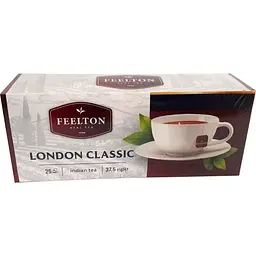 Чай чорний Feelton London Classic (25 шт. x 1.5 г)