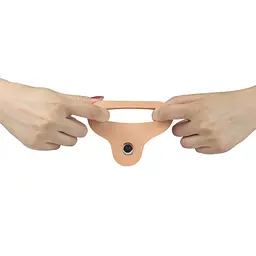 Насадка на член 5.8 The Ultra Soft Double Vibrating LOVETOYS 66-LV1131 100545 - мініатюра 2