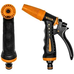 Пістолет Bradas для поливу пластиковий ZEBRA TWIN регульований BLACK LINE ECO-7205T