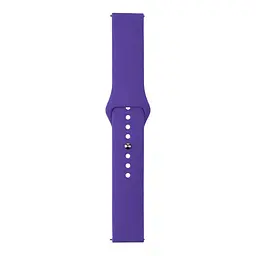Ремінець Universal 20mm Silicone Button Design Samsung/Amazfit/Huawei Purple (35724_3577972)