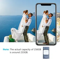 Флеш-накопичувач AXFEE 256GB 4-в-1 USB/Type-C/microUSB/Lightning - мініатюра 7