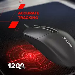 Мишка Canyon M-5 USB Black (CNE-CMS5) - мініатюра 5