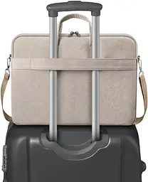 Сумка для ноутбука 15.6'' Defender Solid шкіра, кишеня, бежева - мініатюра 7