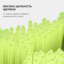 Насадка для зубної щітки Oclean Toothbrush Head for One SE Air X F1 Plaque Control Brush Head Silver 2шт. P1C9 - мініатюра 8