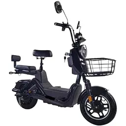 Електроскутер Двомісний Crosser CR2 (800W, 60V, 24ah графенові АБК) Чорний - мініатюра 2