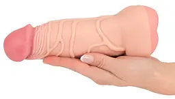Мастурбатор Nature Skin Orion 2 in 1 Extension тілесний - мініатюра 3