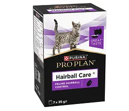 Ветеринарна добавка Pro Plan Hairball Care для виведення шерсті котів 1 шт х 35 г