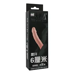 Насадка на пеніс Baile Penis Sleeve Flesh 6" 17 см тілесний - мініатюра 6