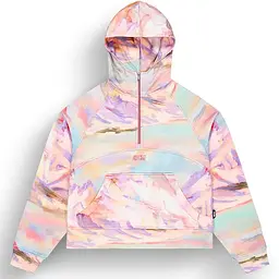 Толстовка жіноча Picture Organic Quenda 1/2 Zip Printed Women S Блакитний-Рожевий - мініатюра 5