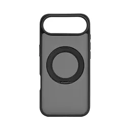 Противоударный чехол-панель для Apple iPhone 17 Air, Unit Stand2, черный, силикон + поликарбонат, защита всего корпуса, с подставкой, поддержка магнитных держателей и беспроводной зарядки (MagSafe), ArmorStandart (ARM86341)