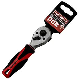 Ключ-тріскачка двостороння Haisser 3/8" 1/4" 72 зубів
