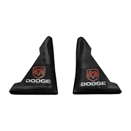 Захист кутів дверей Dodge 2 шт Гумові 45х58х47 мм на скотчі Чорні Посилені (протиударні чохли від сколів)