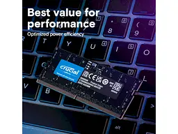 Пам'ять для ноутбуків Crucial 64 GB DDR5 5600 MHz SO-DIMM (CT64G56C46S5) - мініатюра 3