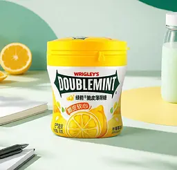 Драже Wrigley's Doublemint Lemon Chewy Mint Candy 80г - мініатюра 4