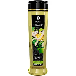 Масажна олія Shunga Organica Exotic зелений чай, 240 мл