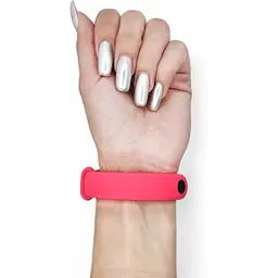 Силіконовий ремінець BeCover для Xiaomi Mi Smart Band 9 Rose Red (711968) - мініатюра 4
