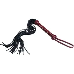 Флогер Liebe Seele Wine Red Deluxe Cow Leather Heavy Flogger 81 см бордовий
