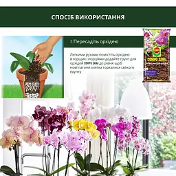 Торфосуміш для орхідей COMPO SANA® 5 л - мініатюра 8