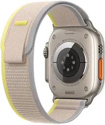 Смарт-годинник Apple Watch Ultra 49mm Titanium Case with Yellow/Beige Trail Loop S/M [MNHD3/MNHK3] [73830] - мініатюра 3