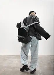 Жіночий рюкзак Sambag Talary чорний 35 х 25 х 12 см (35312001) - мініатюра 2