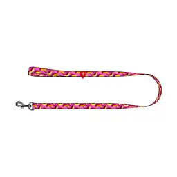 Повідець для собак WAUDOG Nylon "Банани на рожевому" S Ш 15 мм Д 300 см (760-4055) - мініатюра 2