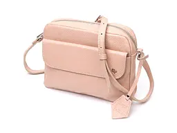 Шкіряна жіноча сумка GRANDE PELLE 23х17х7 см sum0023603