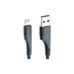 Дата кабель USB 2.0 AM to Lightning 1.0m 2.4A black Essager (EXCL-LS01) - мініатюра 1