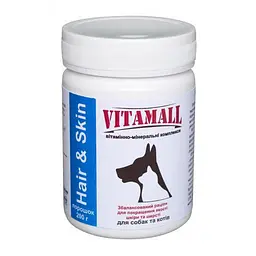 Вітаміни VitamAll Hair & Skin для котів і собак, 200 г