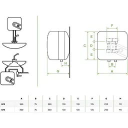 Бойлер Bandini Water Heaters Q 15 (O) (SE0012Q2P337) [140046] - мініатюра 3
