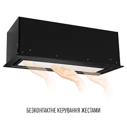 Витяжка повновбудована Perfelli Design Vision 9 Nero Silenzio - мініатюра 5