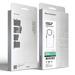 Чехол ArmorStandart UNIT2 для Apple iPhone 16 Pro Matte Clear - миниатюра 4